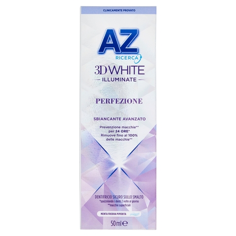 AZ Ricerca Dentifricio 3D White Illuminate Perfezione Sbiancante Avanzato 50 ml
